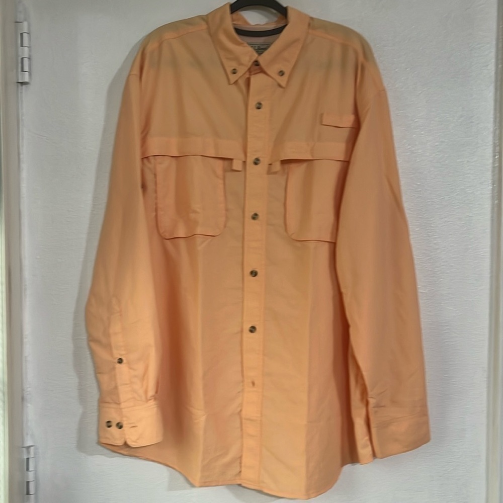 LL bean Chamoy vintage men’s short shirt, windbreaker size L